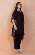 Designer Muslin Kaftan Style kurta pant set