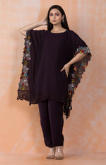 Designer Muslin Kaftan Style kurta pant set