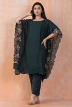 Designer Muslin Kaftan Style kurta pant set