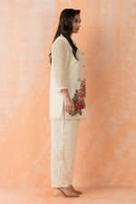 Embroidered Mul Chanderi Co-ord Set