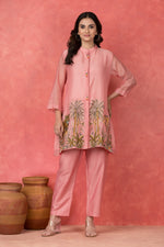 Embroidered Mulchanderi Co-ord set