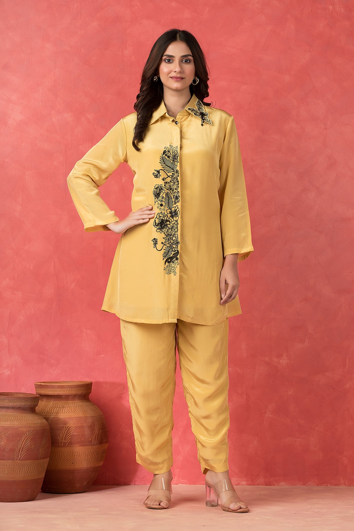 Floral Thread Work Cord set