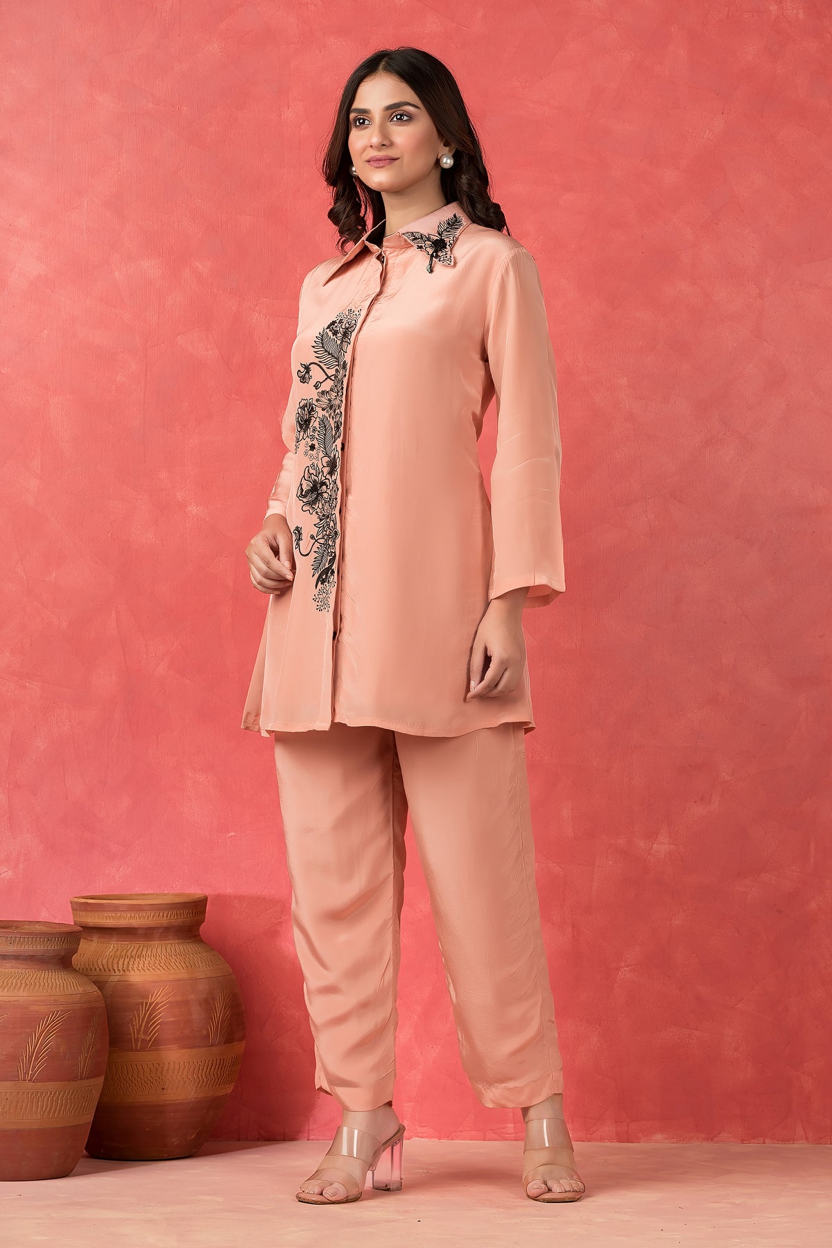 Floral Thread Work Cord set