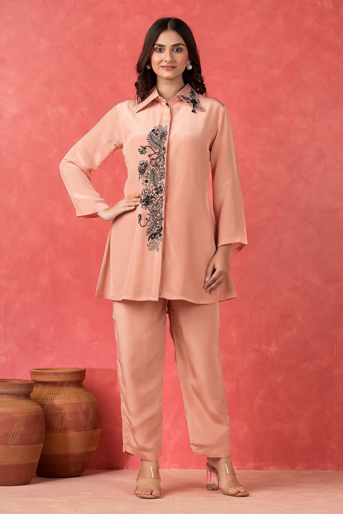 Floral Thread Work Cord set