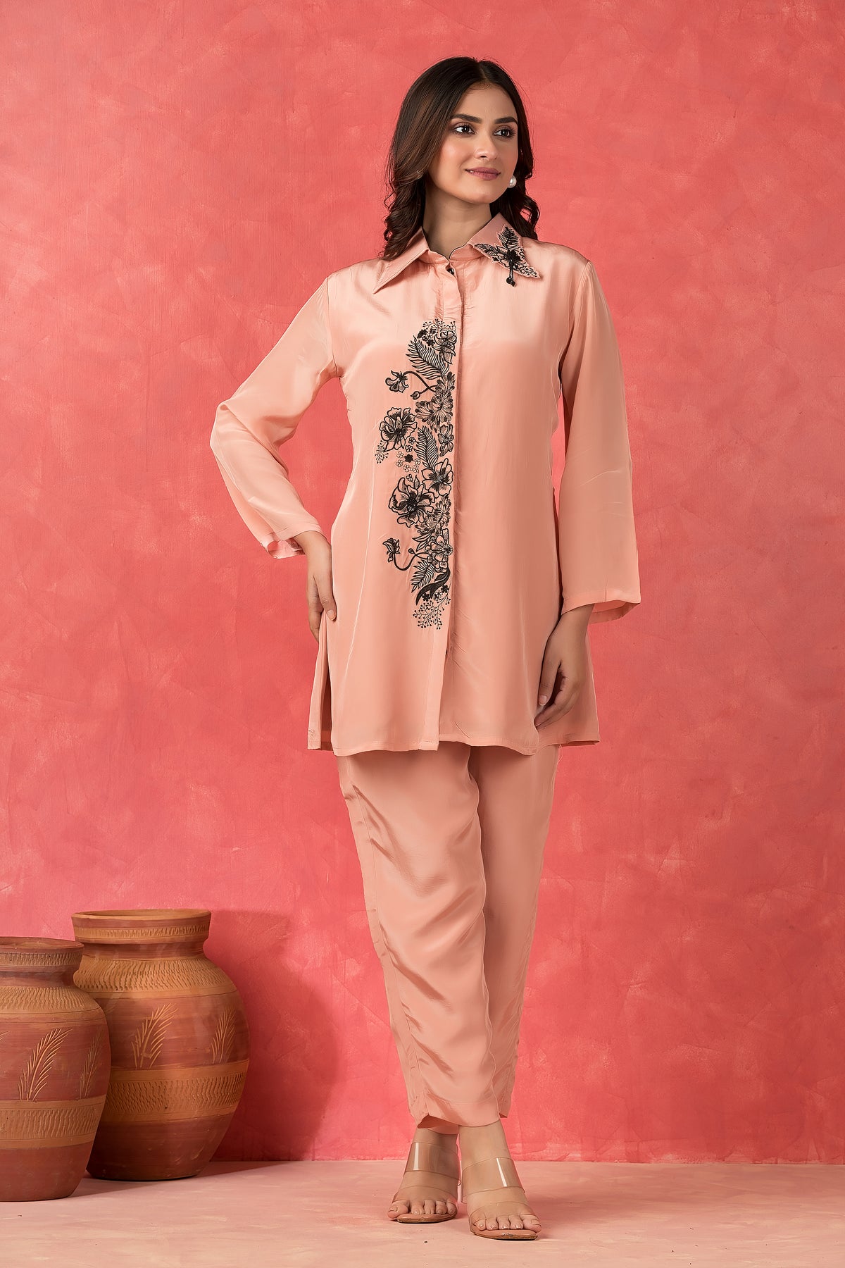 Floral Thread Work Cord set