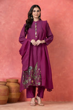 Mulchanderi Embroidered Kurta Pant Sets