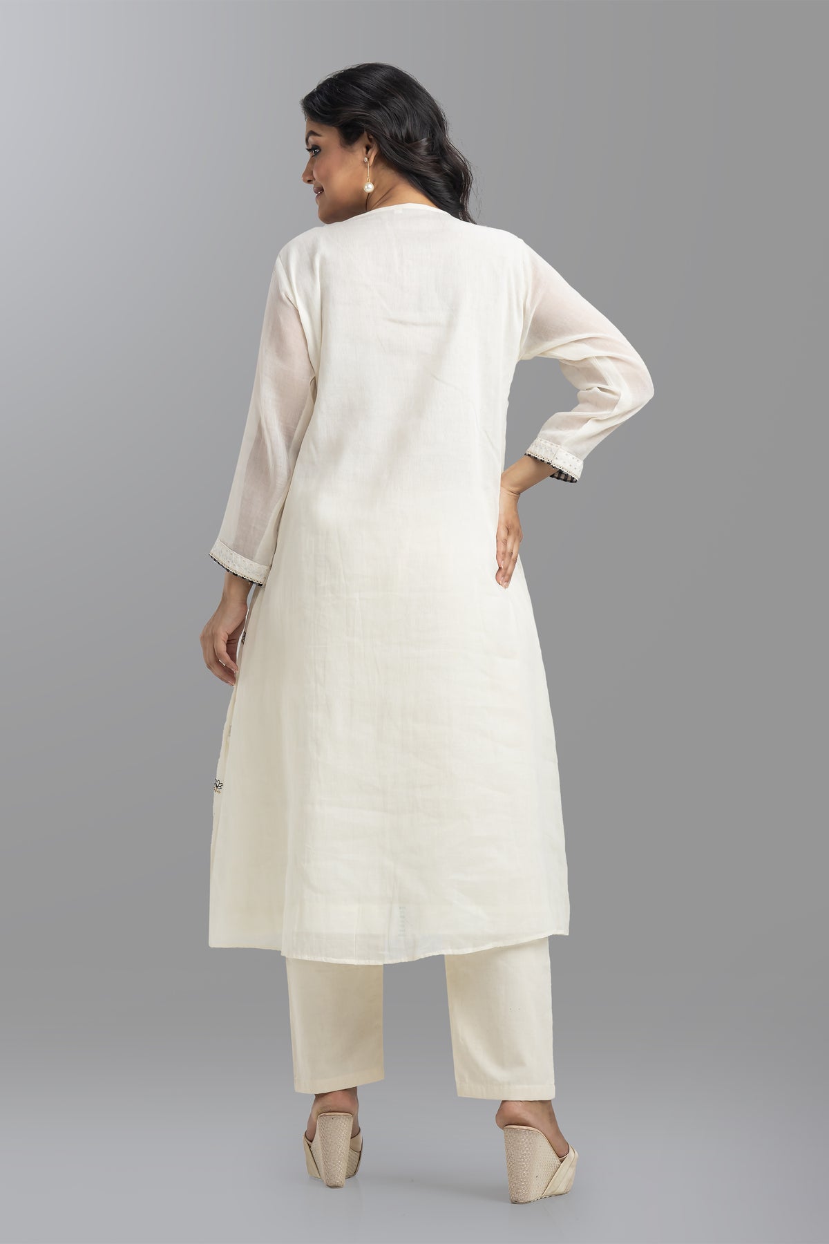 Cotton kurta set with Pant