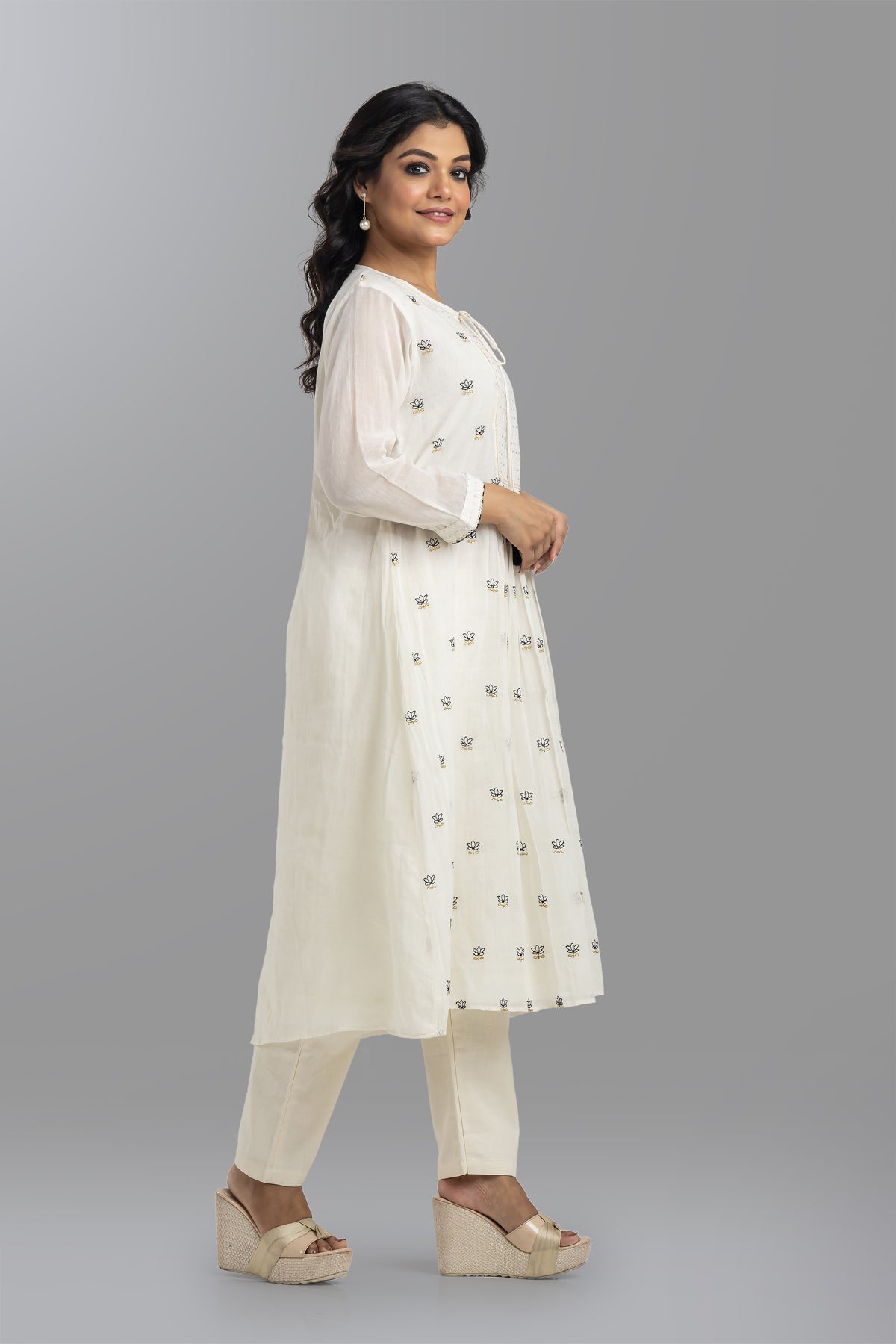 Cotton kurta set with Pant