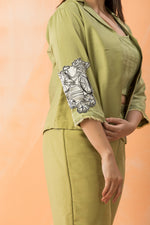 Designer Cotton Co-ord Set with Jacket