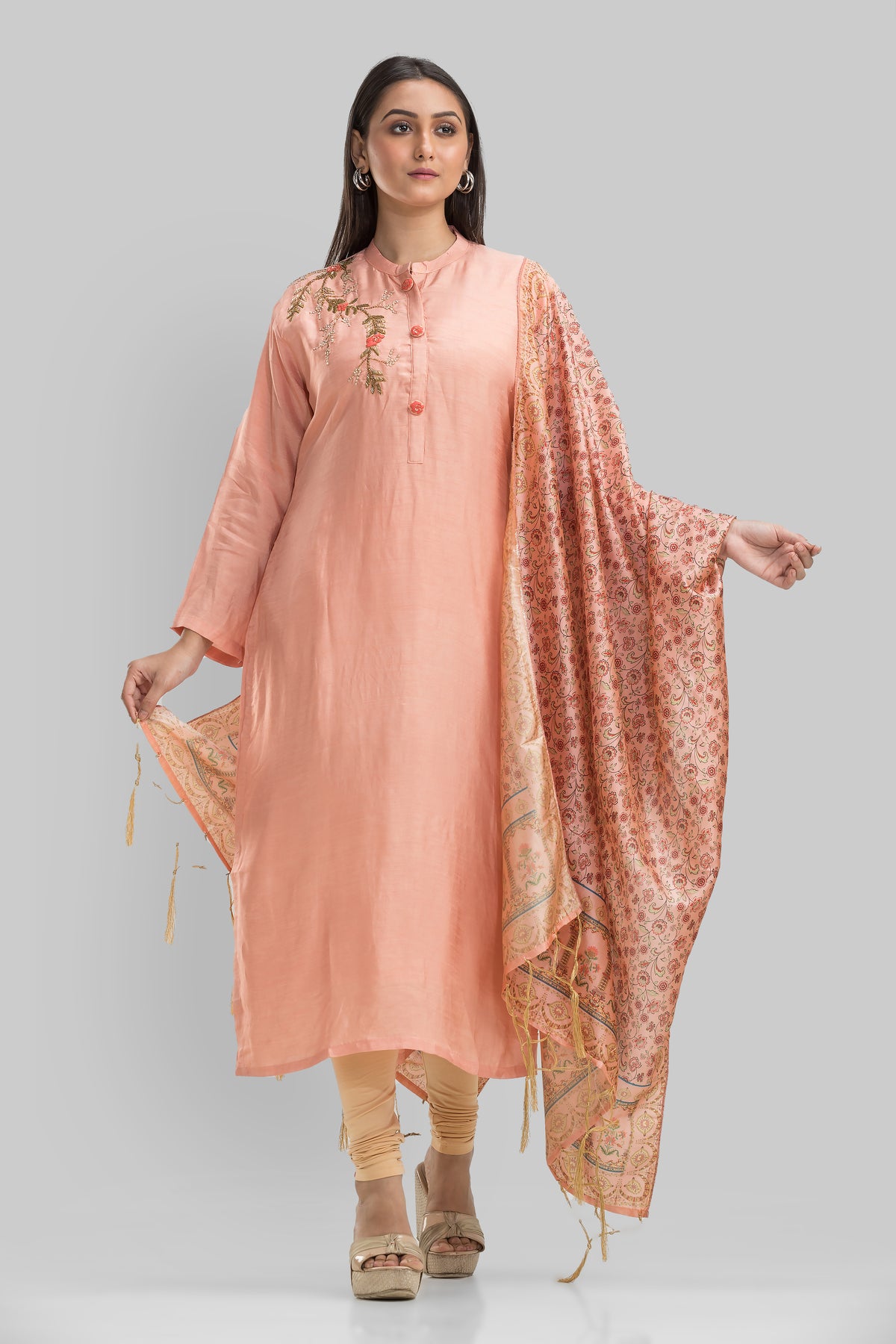 Kurta Pant Set with Dupatta