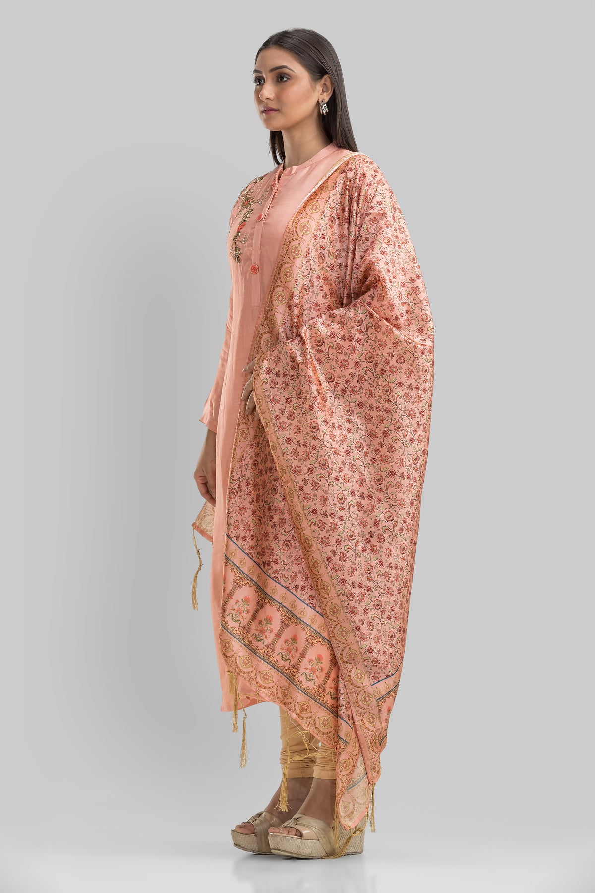 Kurta Pant Set with Dupatta