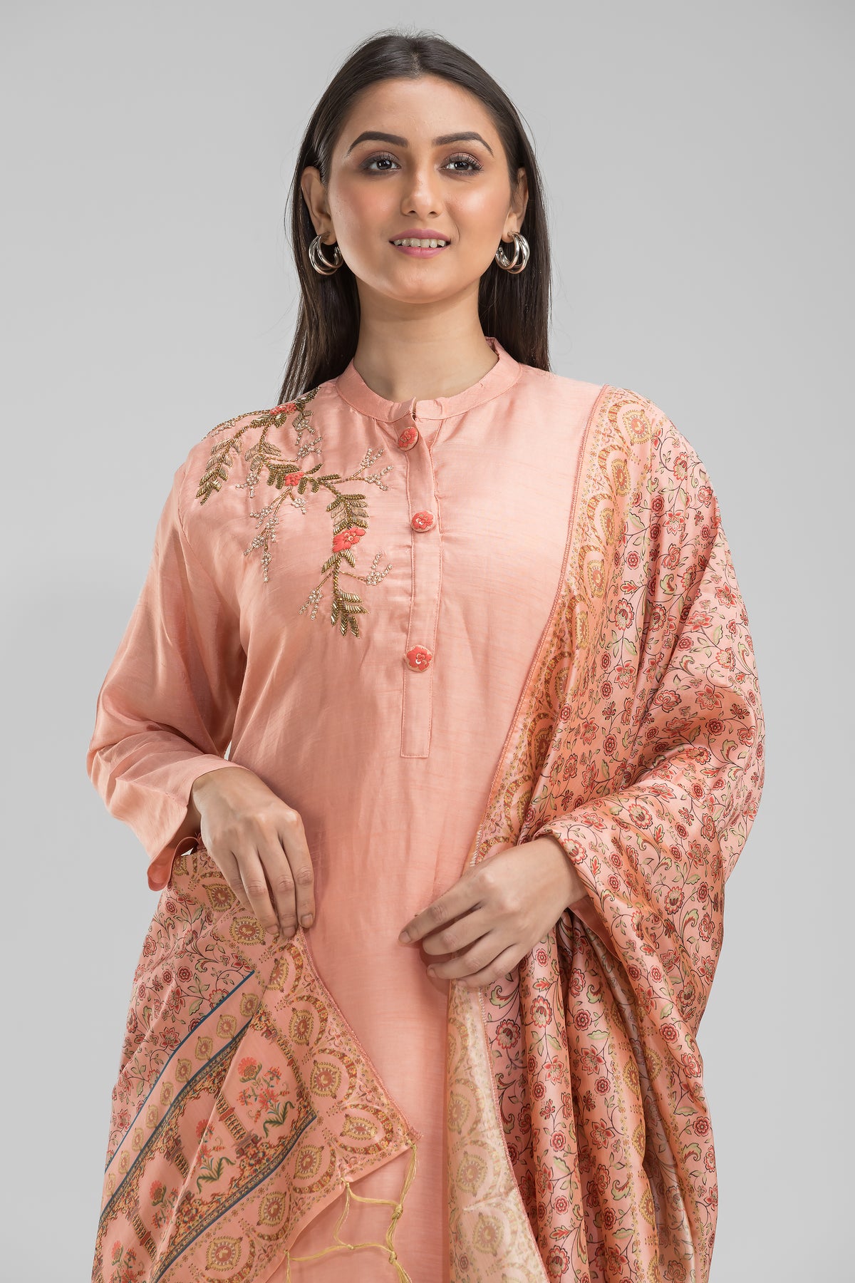 Kurta Pant Set with Dupatta