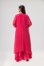 Designer Organza Hand Embroidery Kurta Set