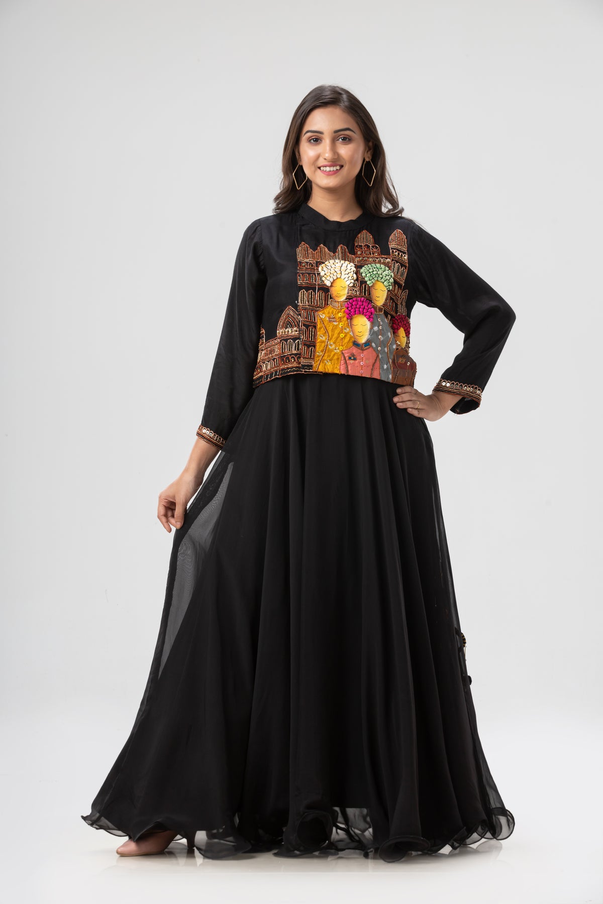 Long Gown_Raja Rani Embroidered