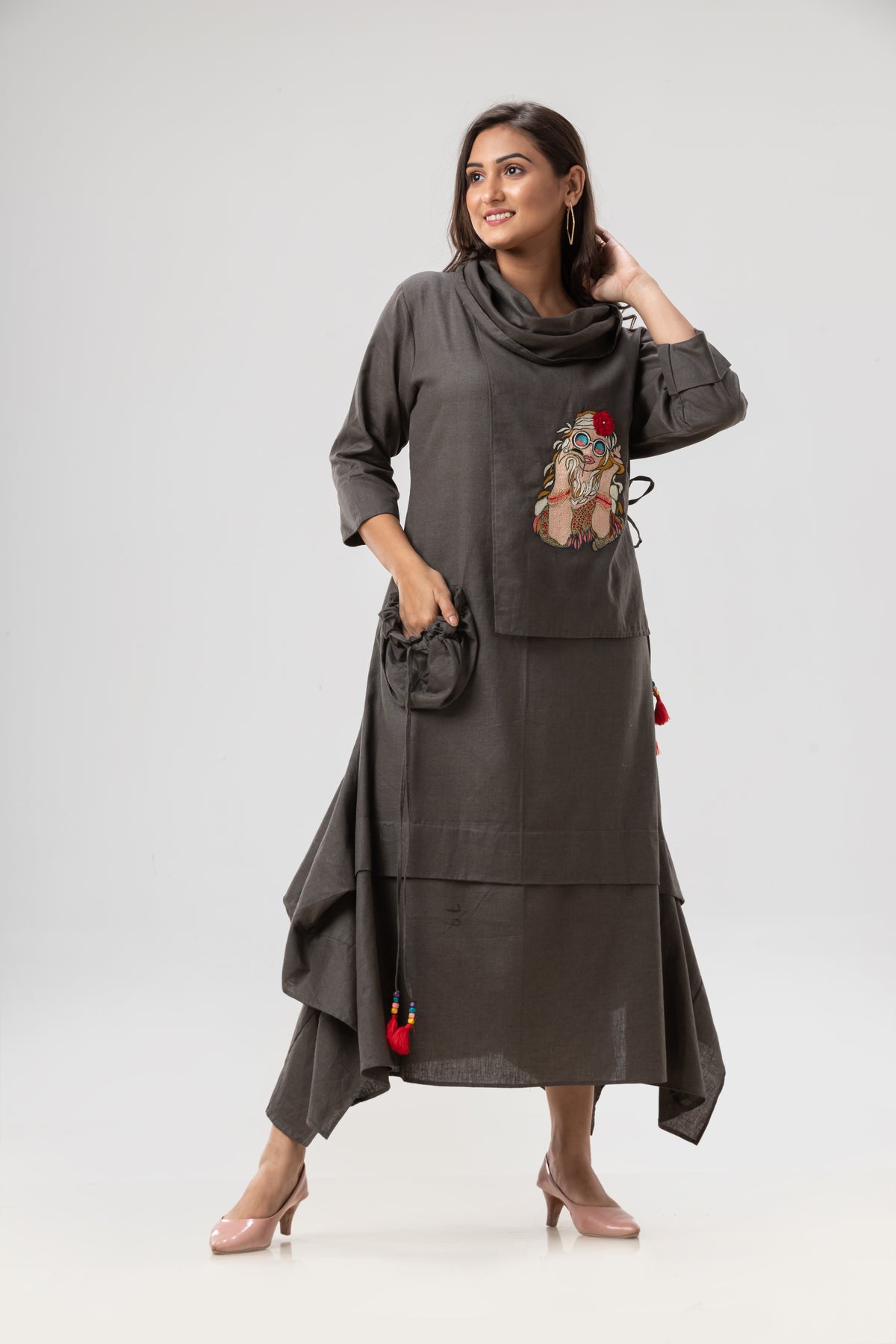 Cotton Long length dress