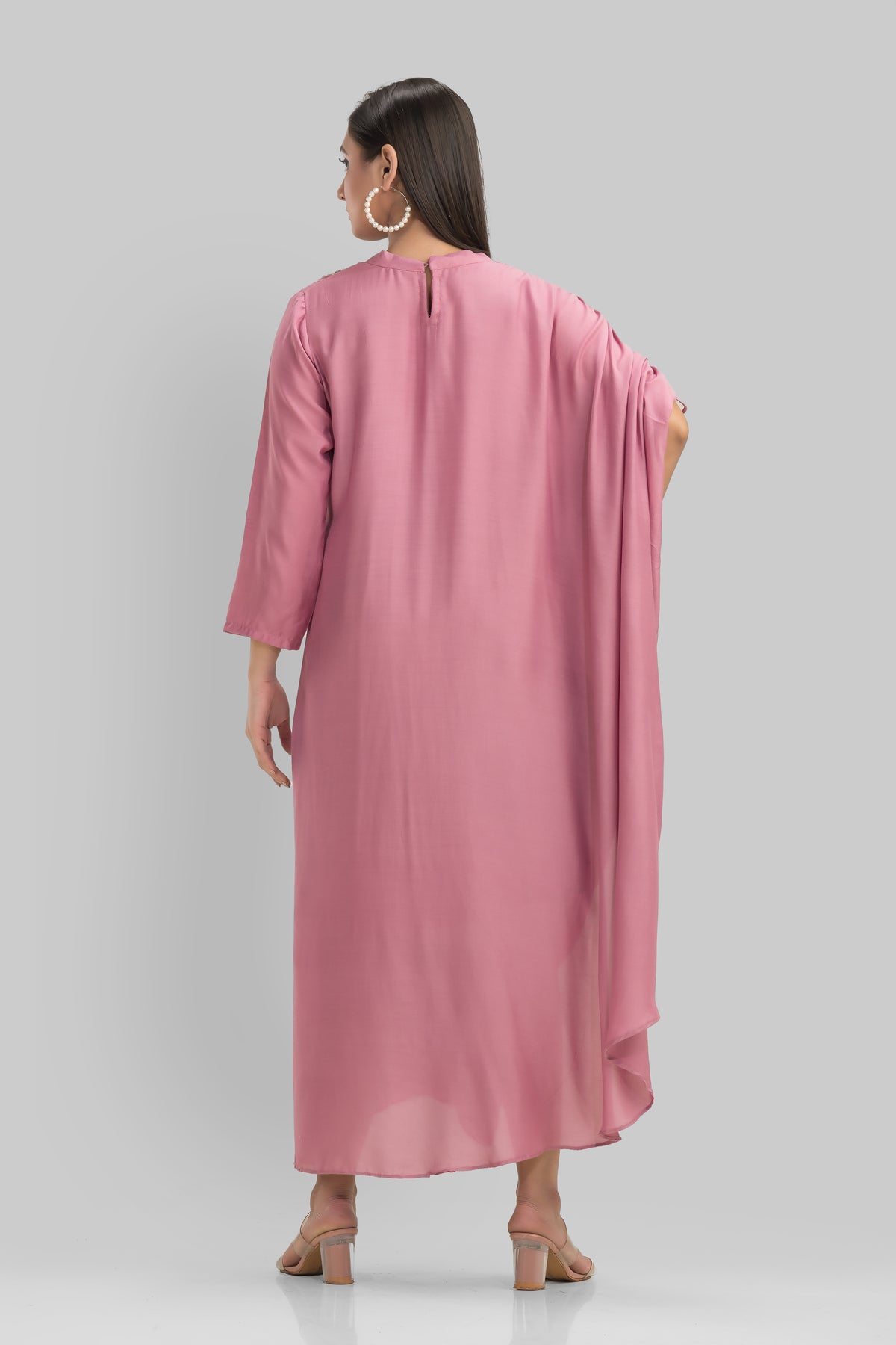 Sacred Suta Designer Draped long gown with Buta Work