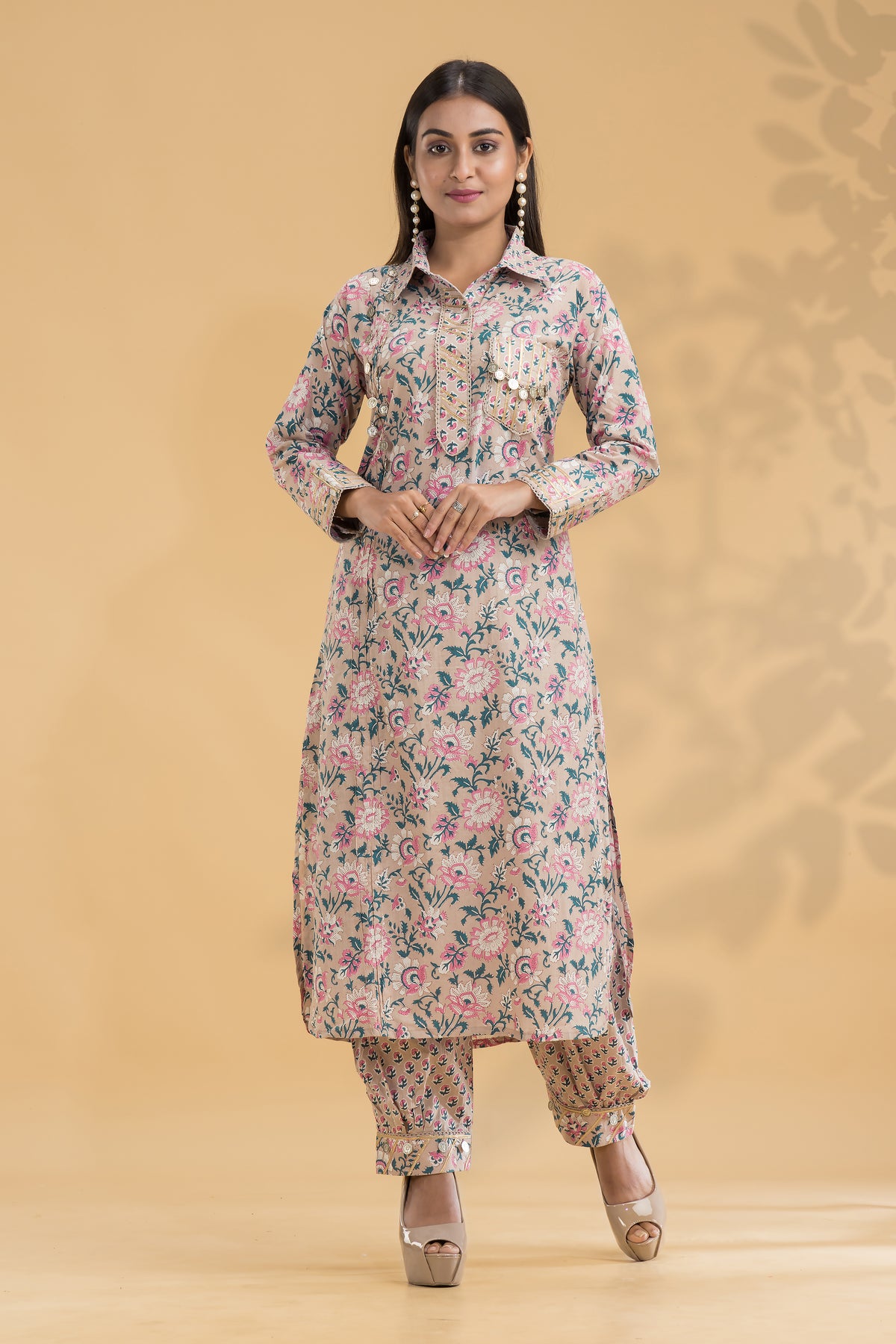 Kurta With Afghani Pant set