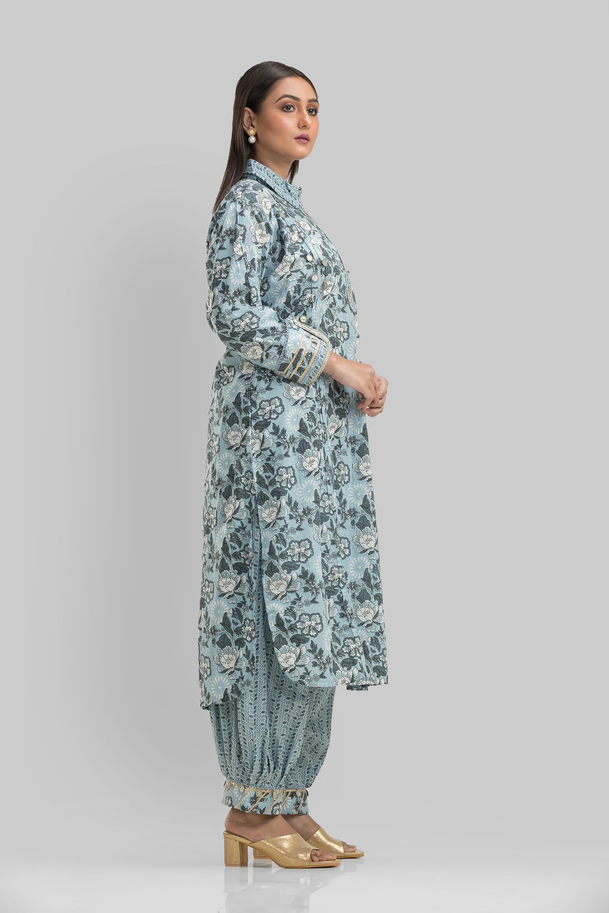 Kurta With Afghani Pant set