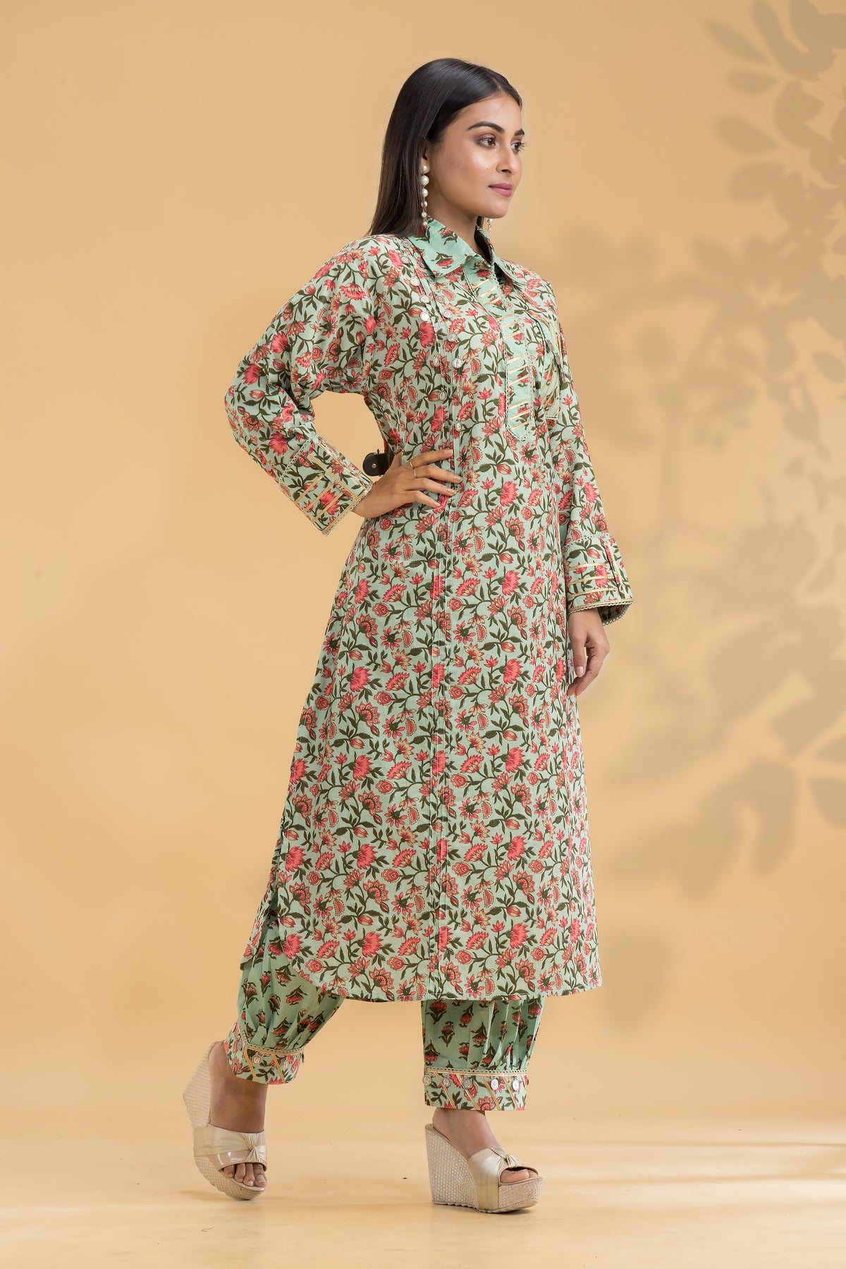 Kurta With Afghani Pant set