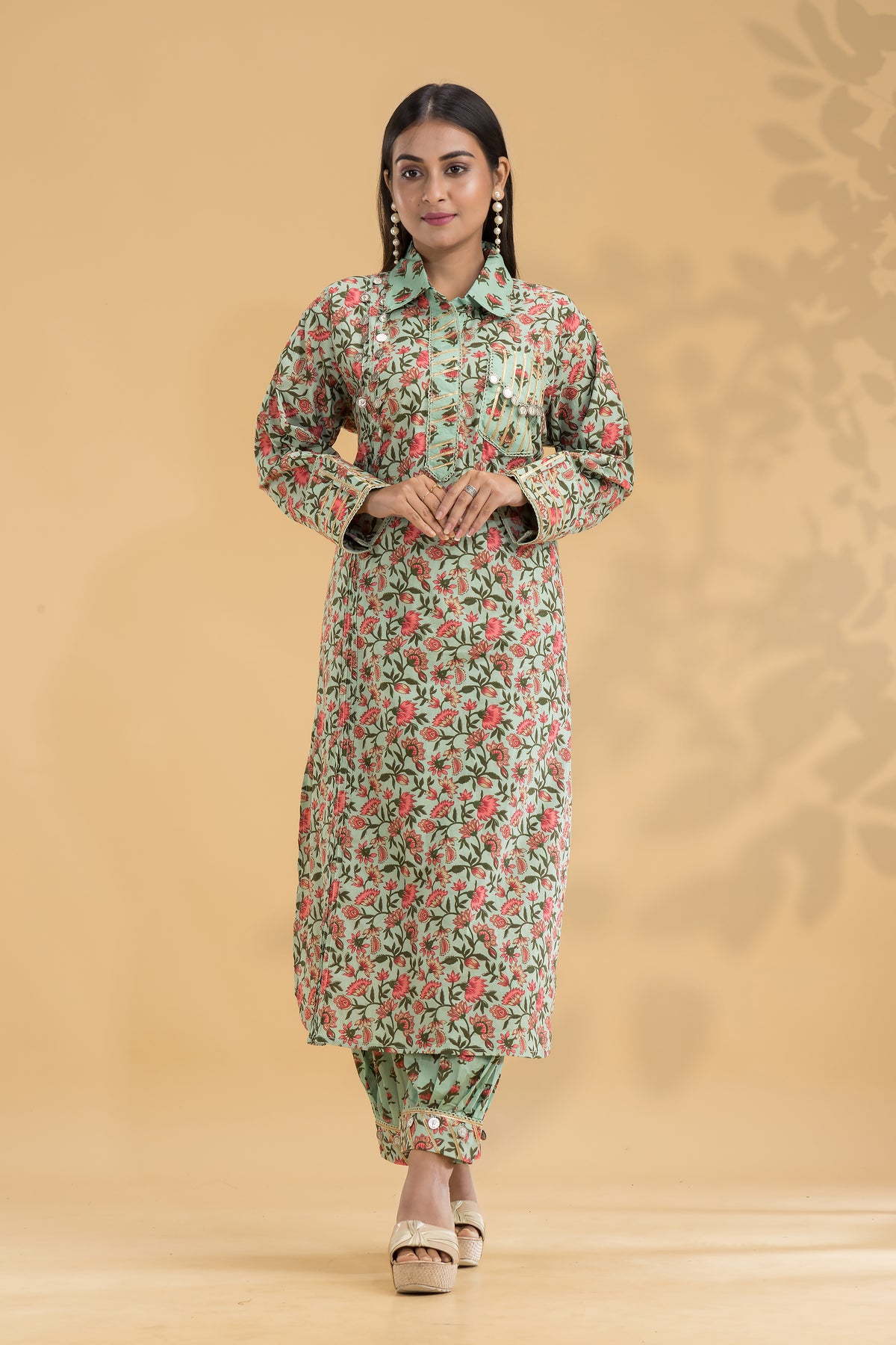 Kurta With Afghani Pant set