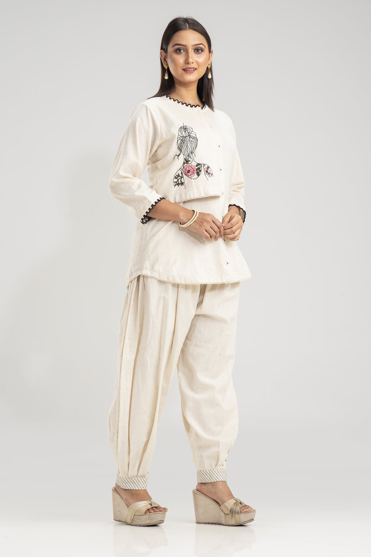 Embroidered Co-ord set