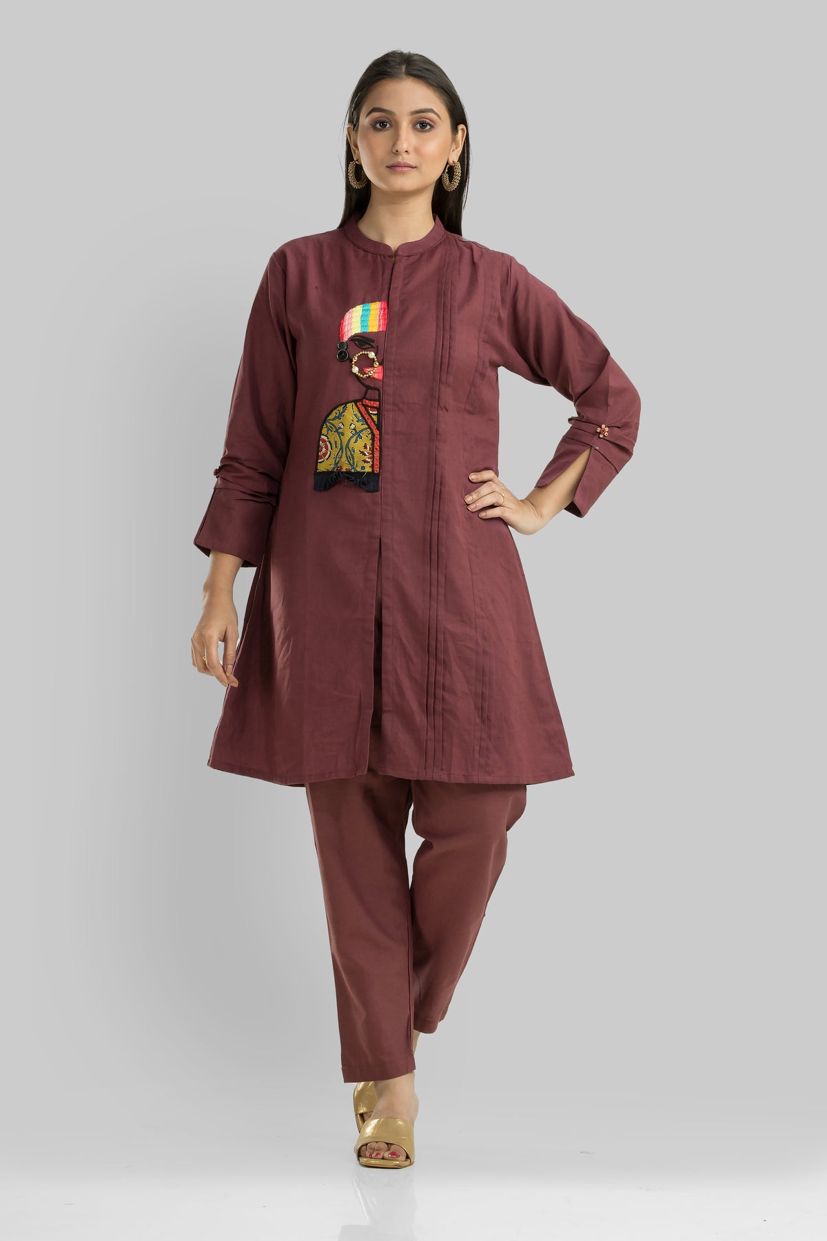 Cotton Kurta Set with Pant_Nathni