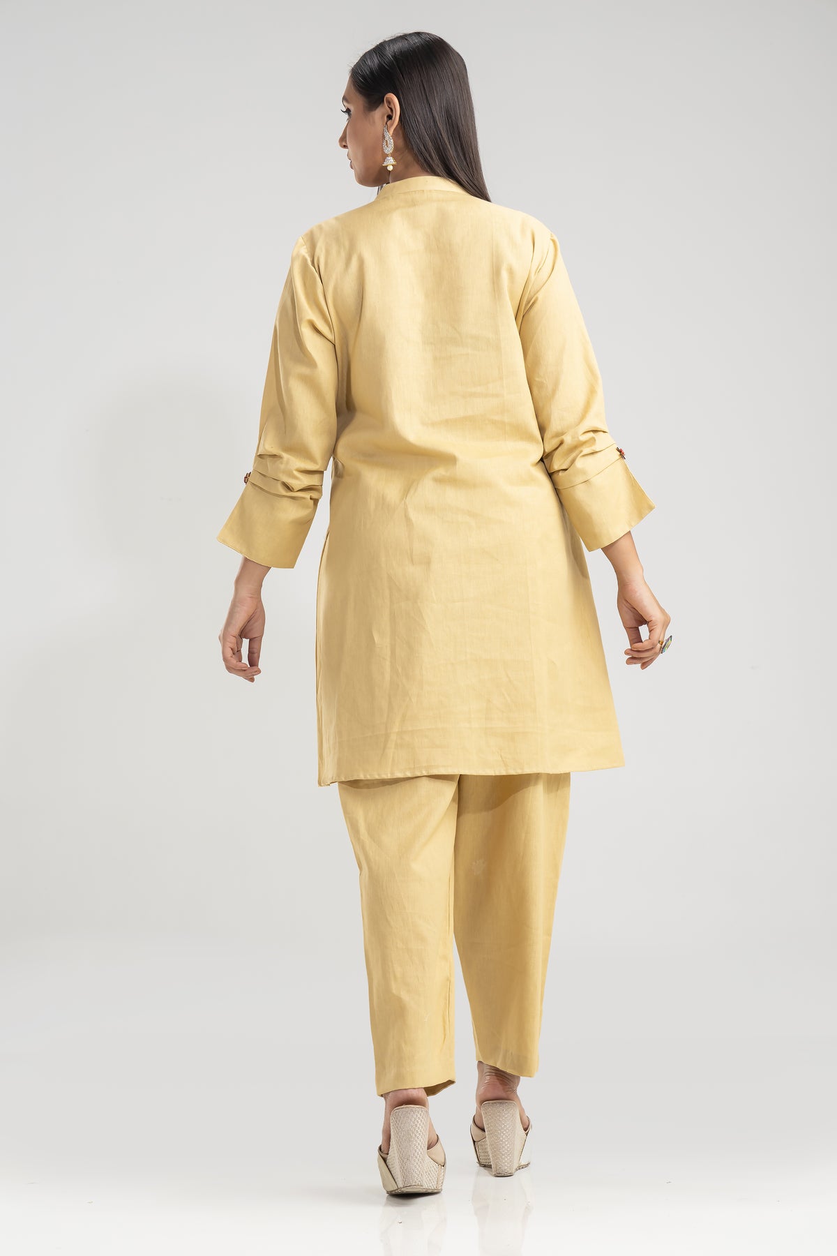 Cotton Kurta Set with Pant_Nathni