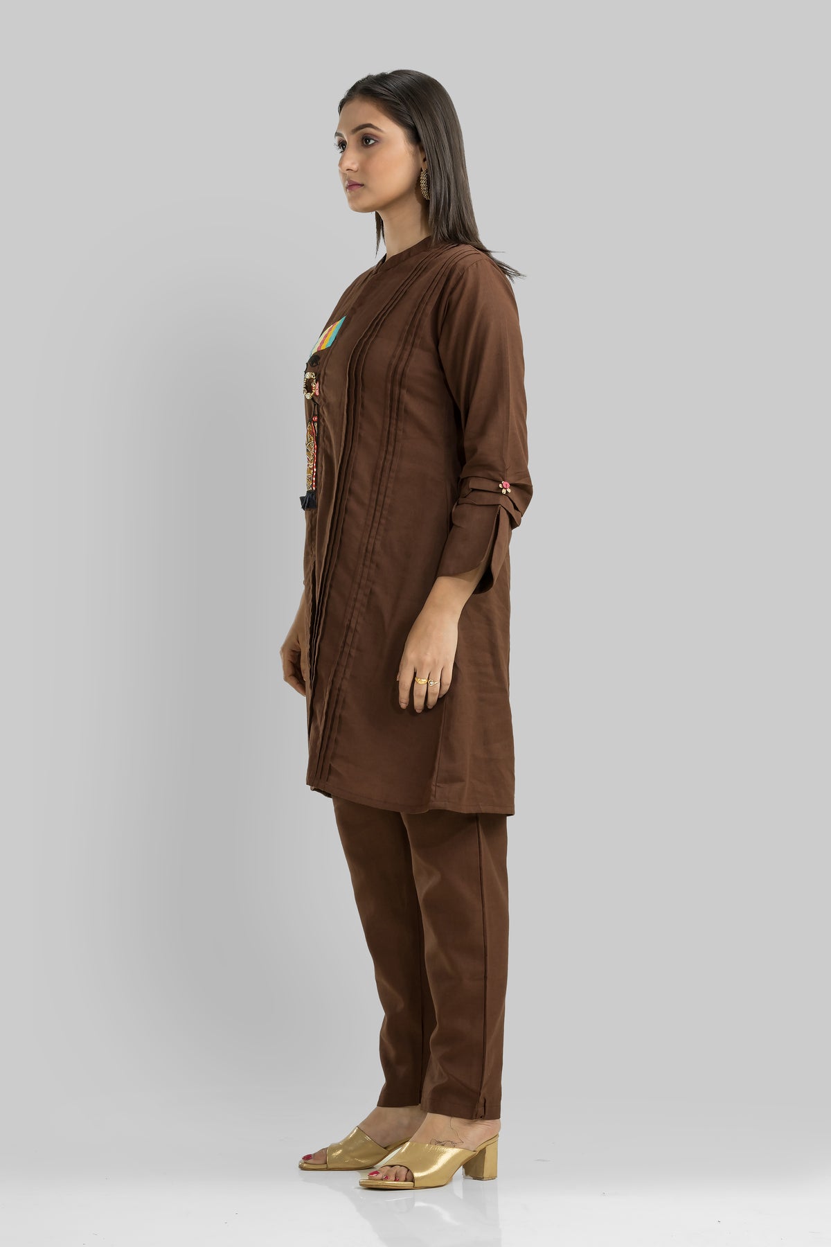 Cotton Kurta Set with Pant_Nathni