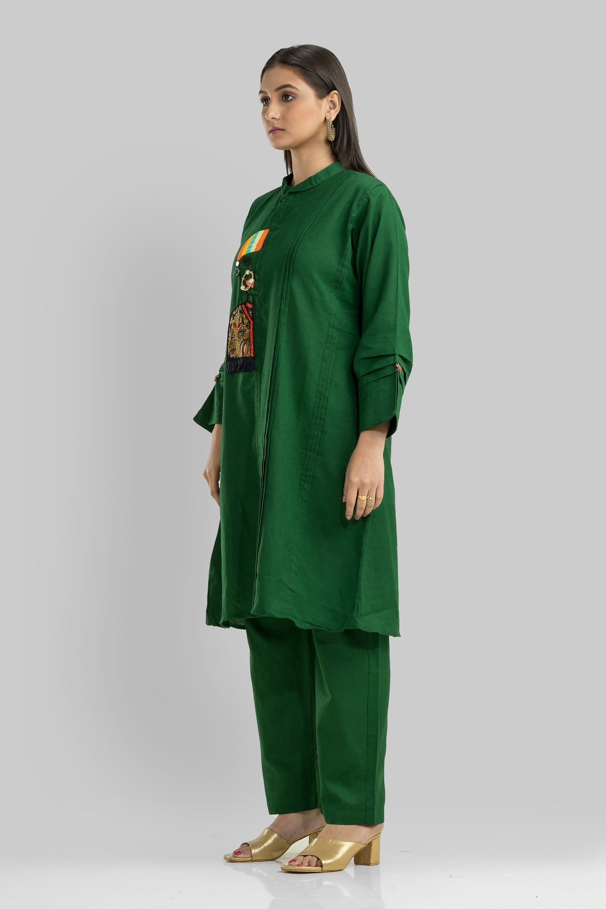 Cotton Kurta Set with Pant_Nathni