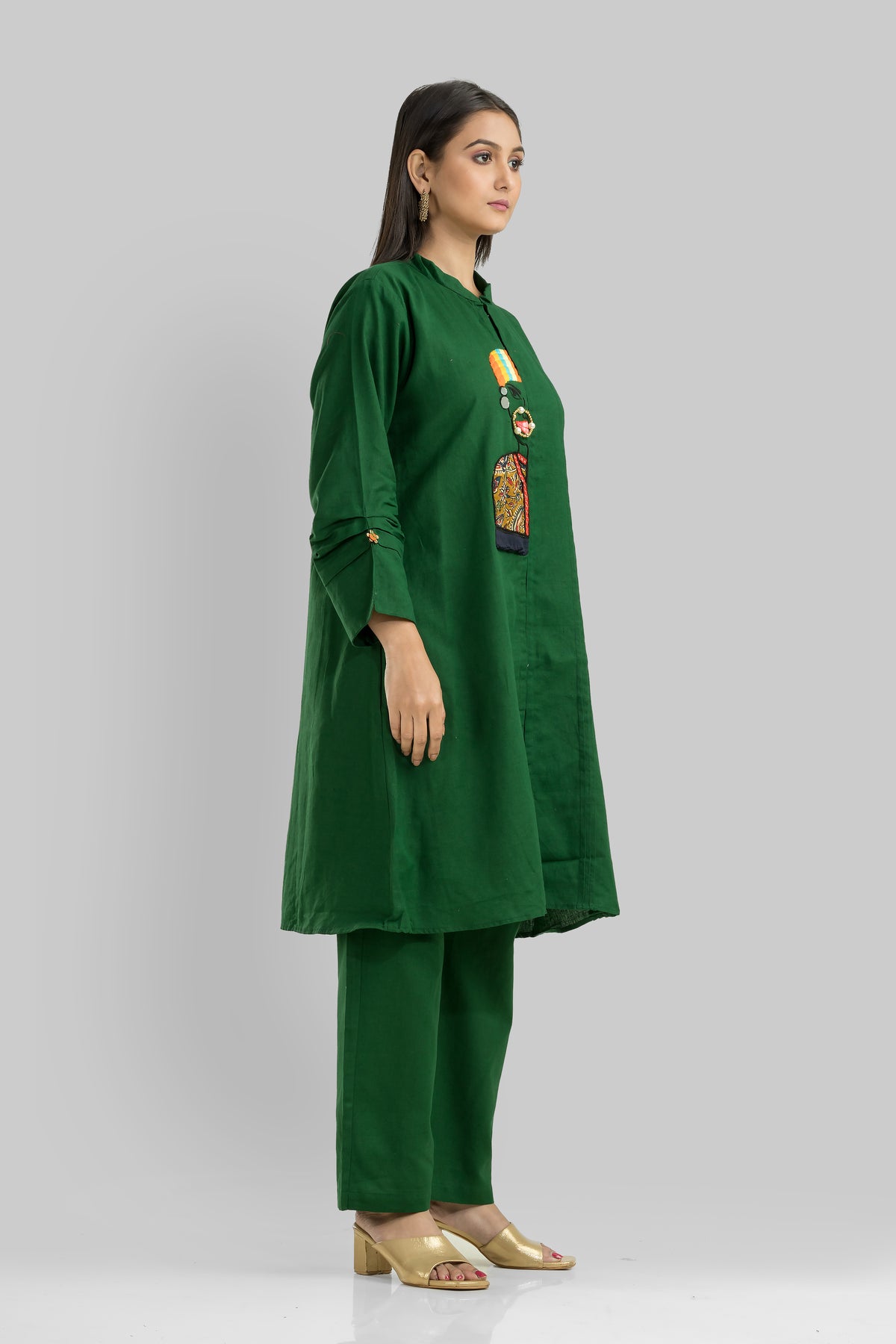 Cotton Kurta Set with Pant_Nathni