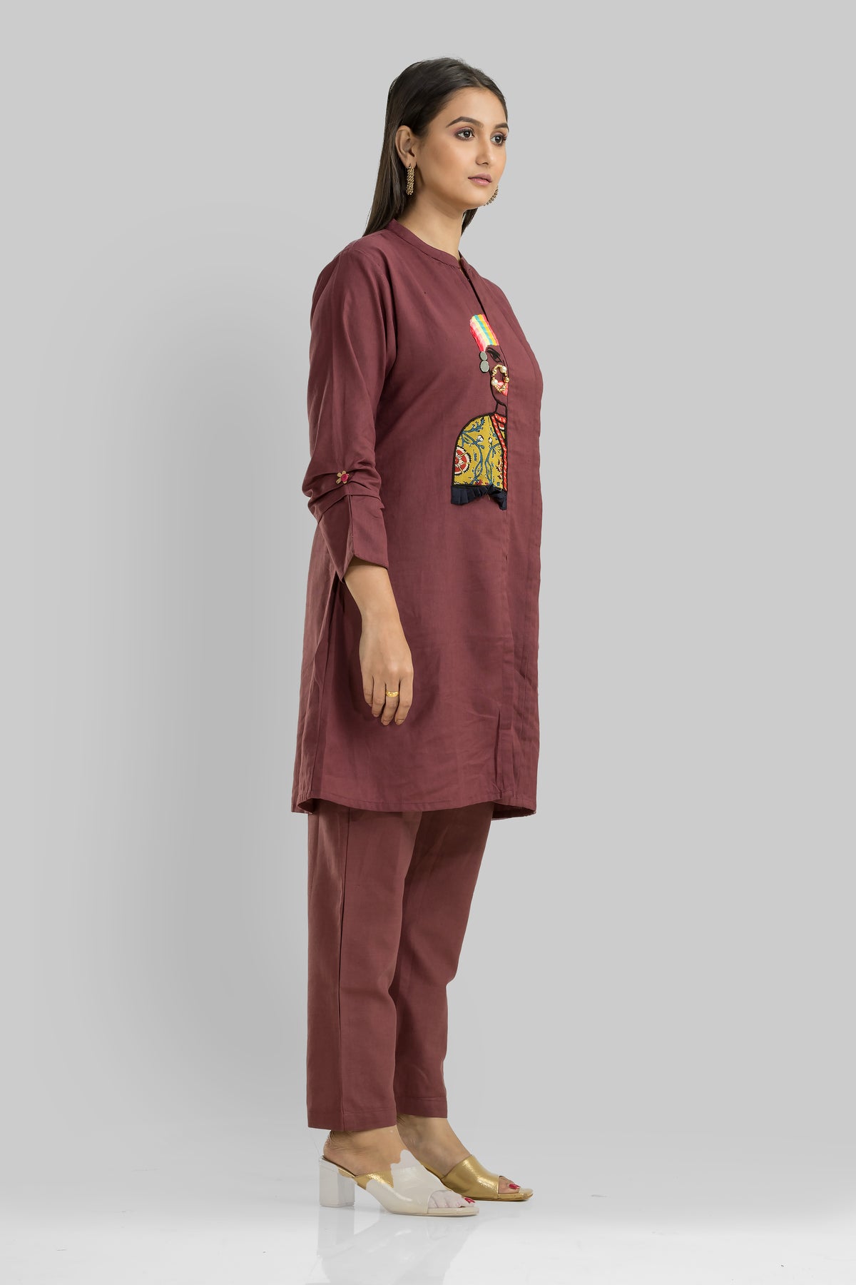 Cotton Kurta Set with Pant_Nathni