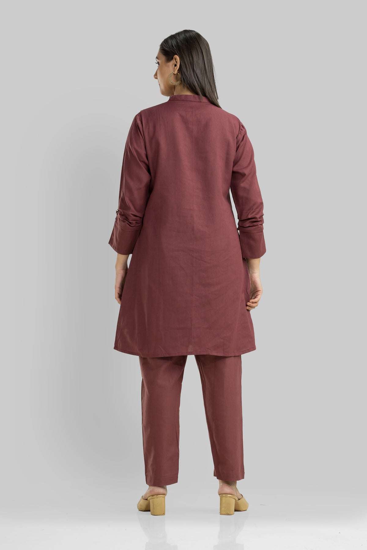 Cotton Kurta Set with Pant_Nathni