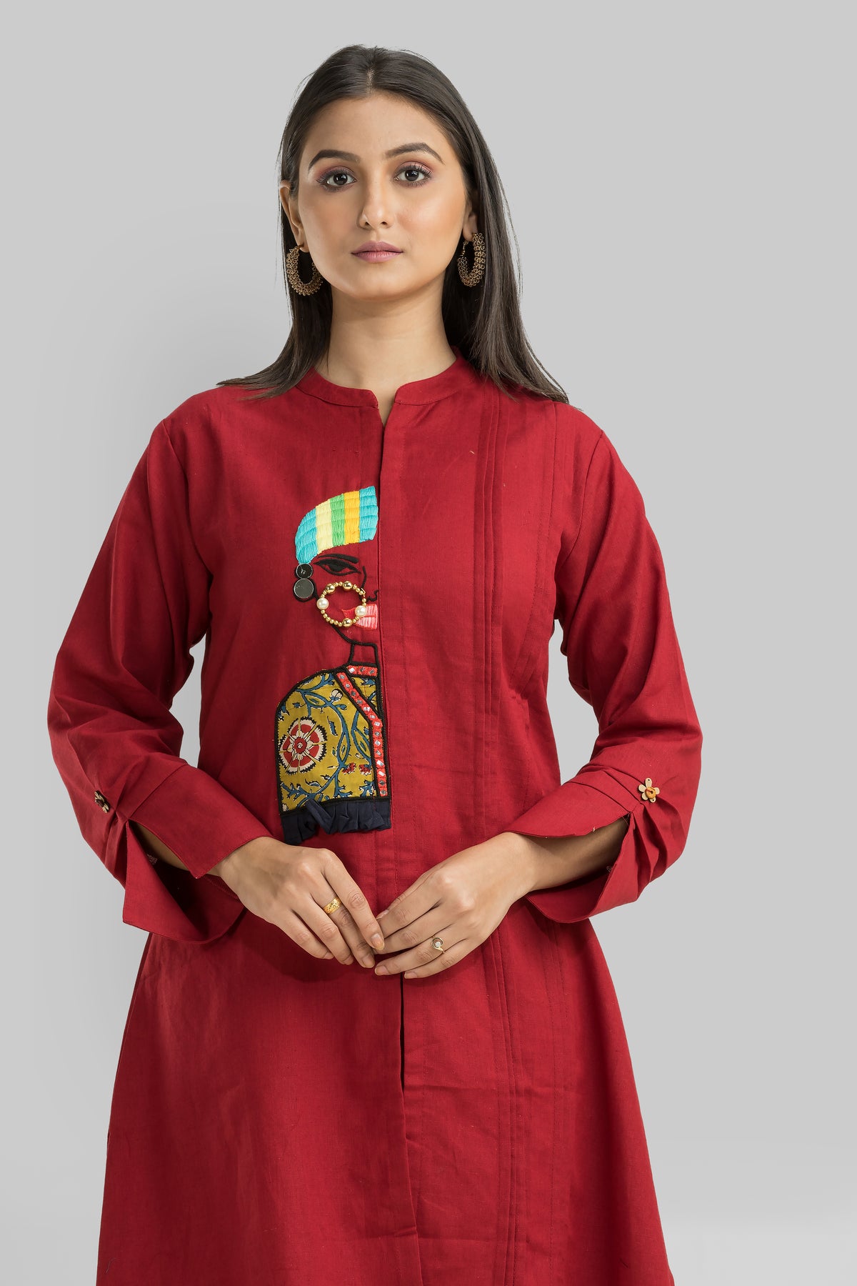 Cotton Kurta Set with Pant_Nathni