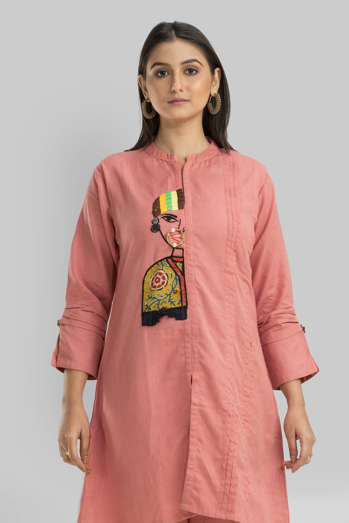 Cotton Kurta Set with Pant_Nathni