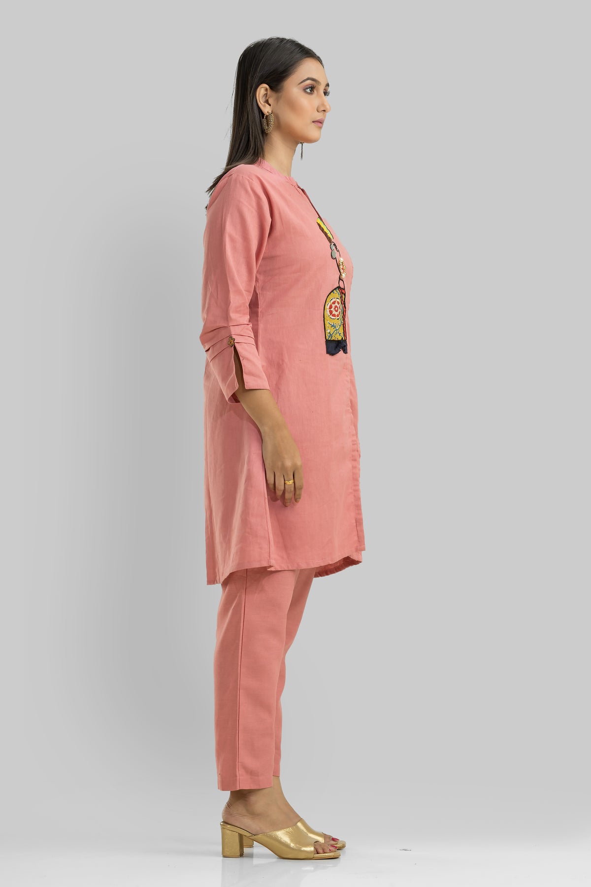 Cotton Kurta Set with Pant_Nathni