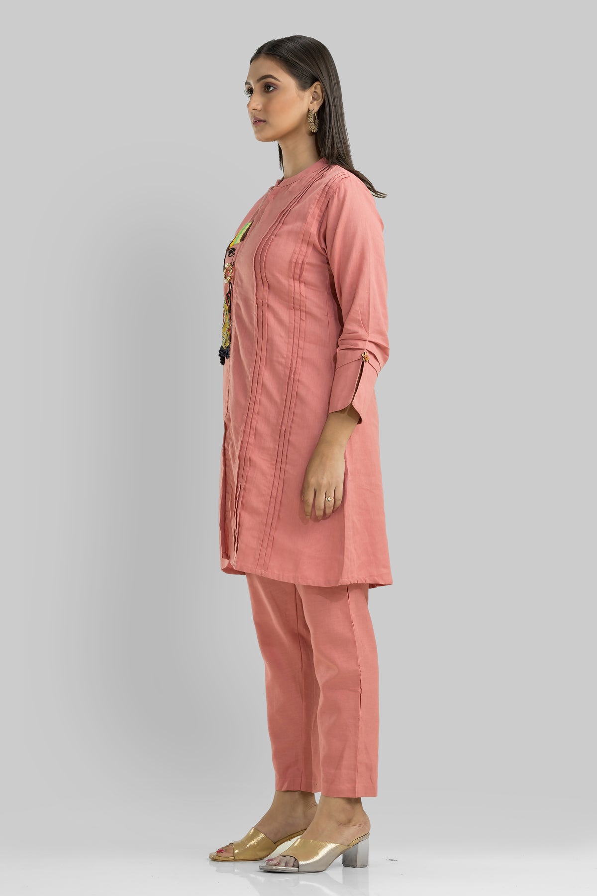 Cotton Kurta Set with Pant_Nathni