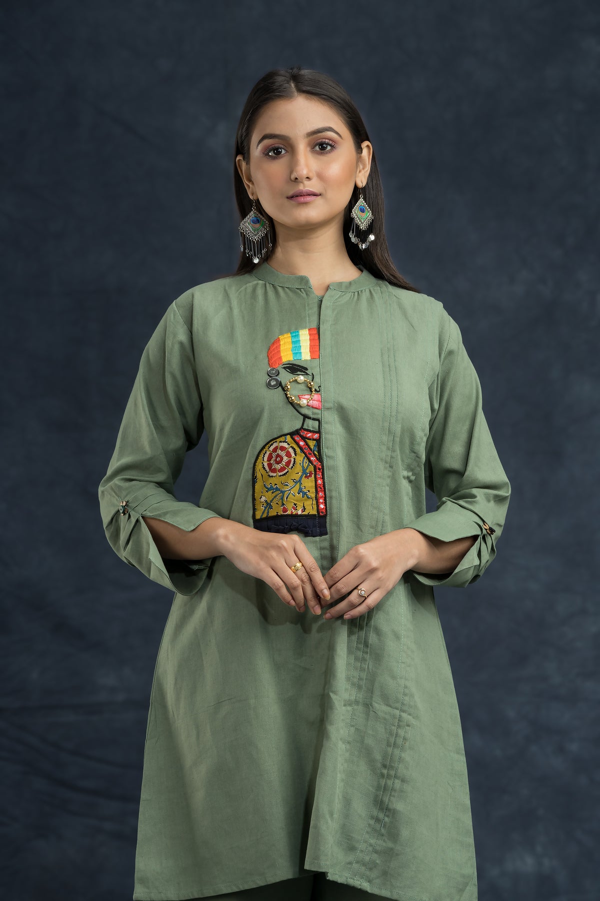 Cotton Kurta Set with Pant_Nathni