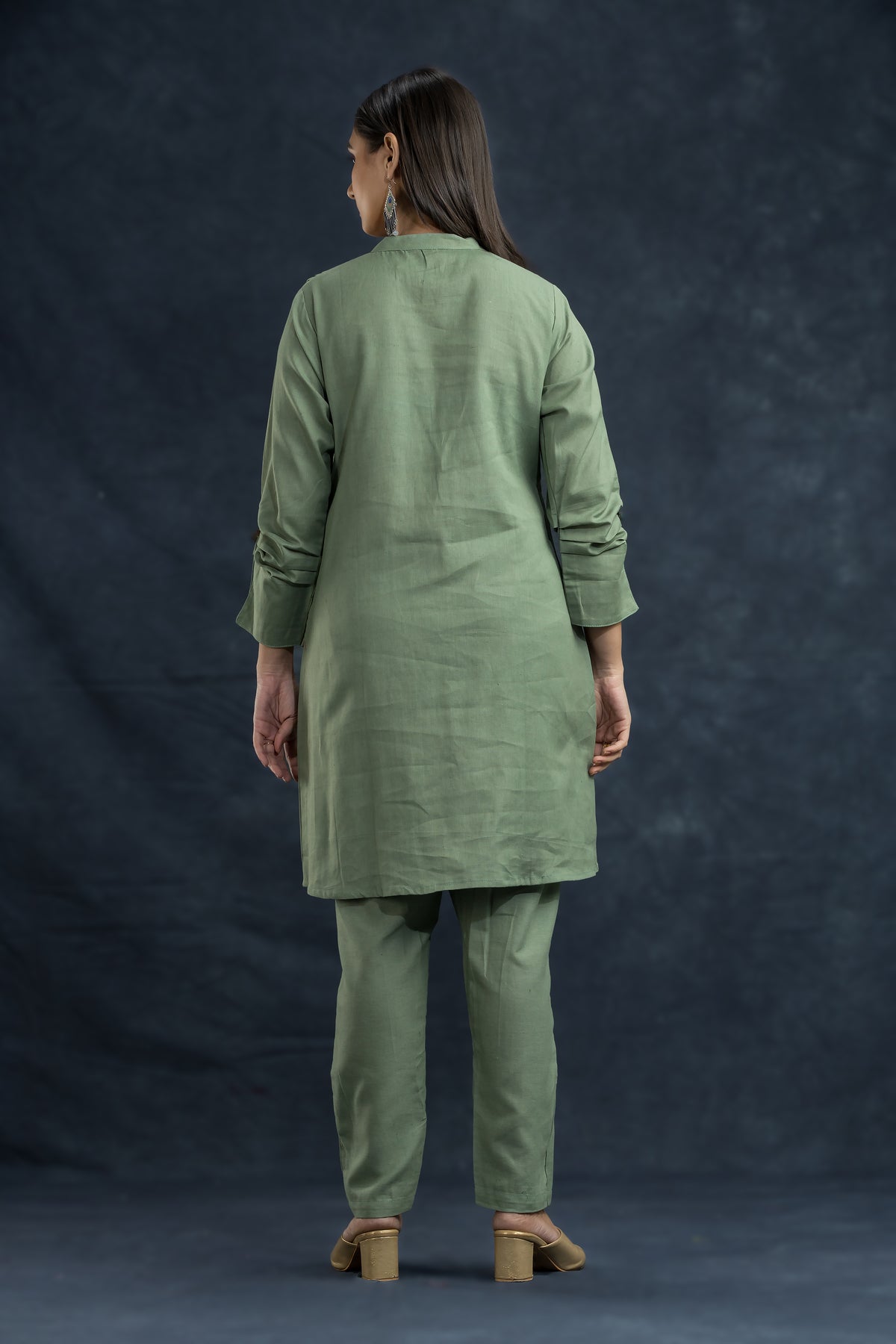 Cotton Kurta Set with Pant_Nathni