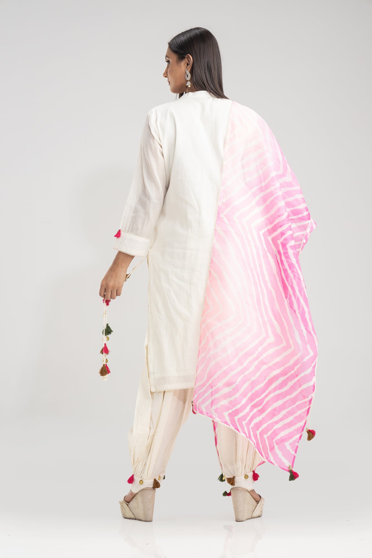 Kurta Pant Set with Dupatta