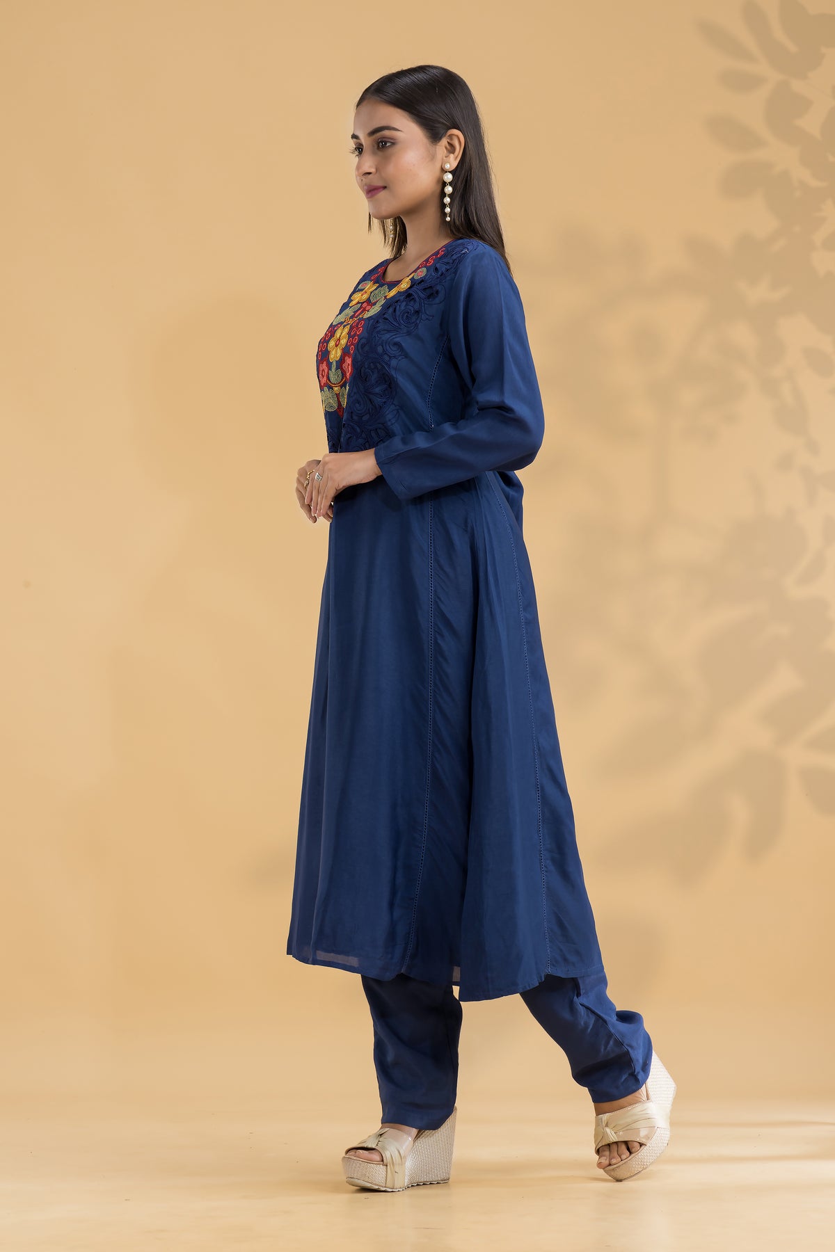 Embroidered Kurta-Pant Set