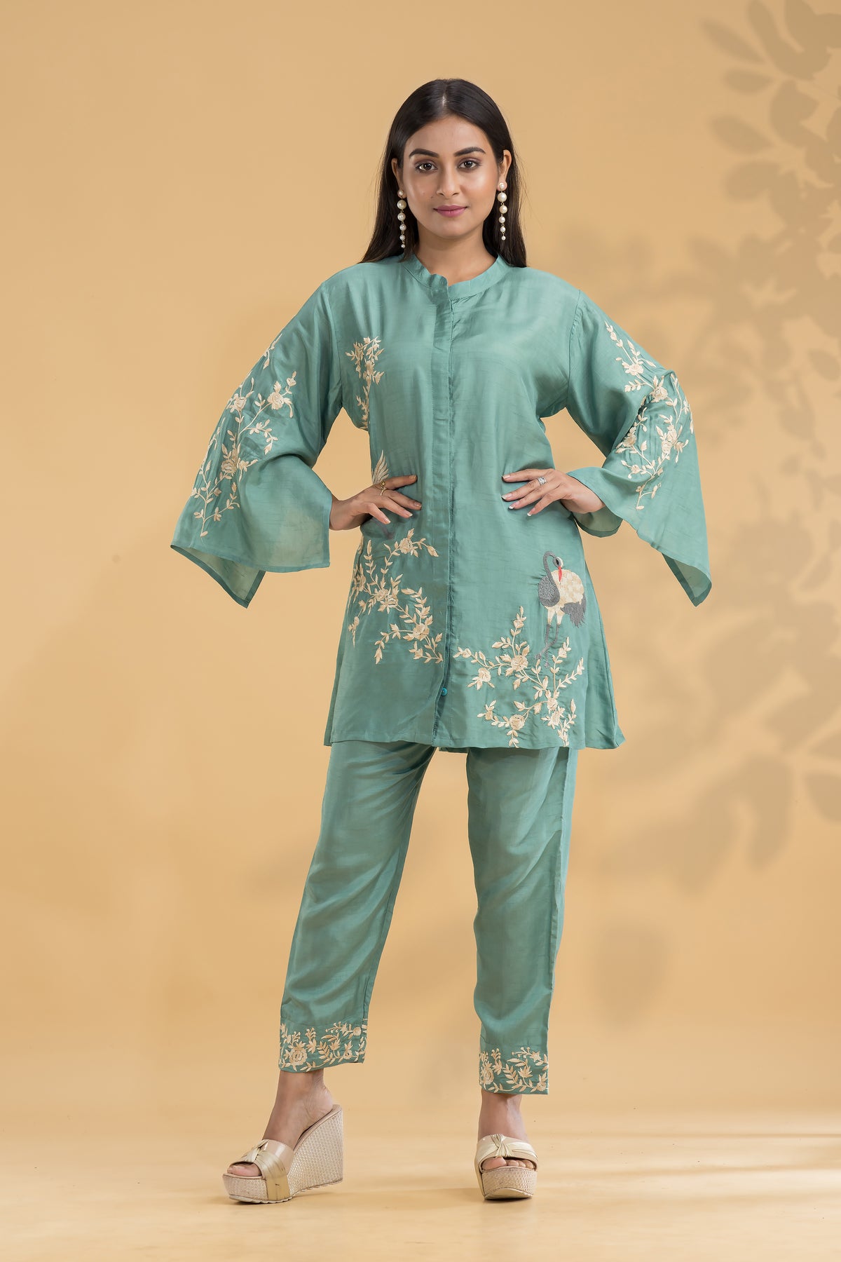 Designer Silk Co-ord Set