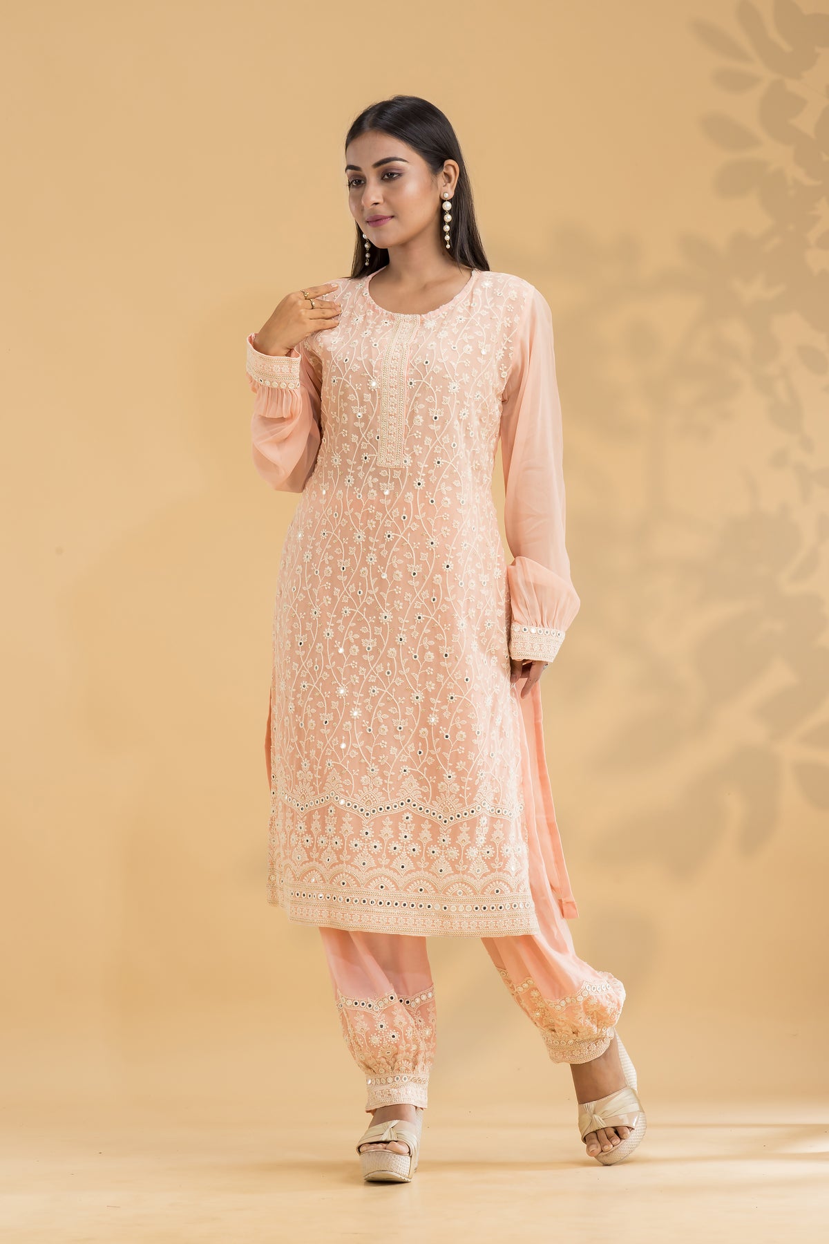 Embroidered Kurta & Pant set