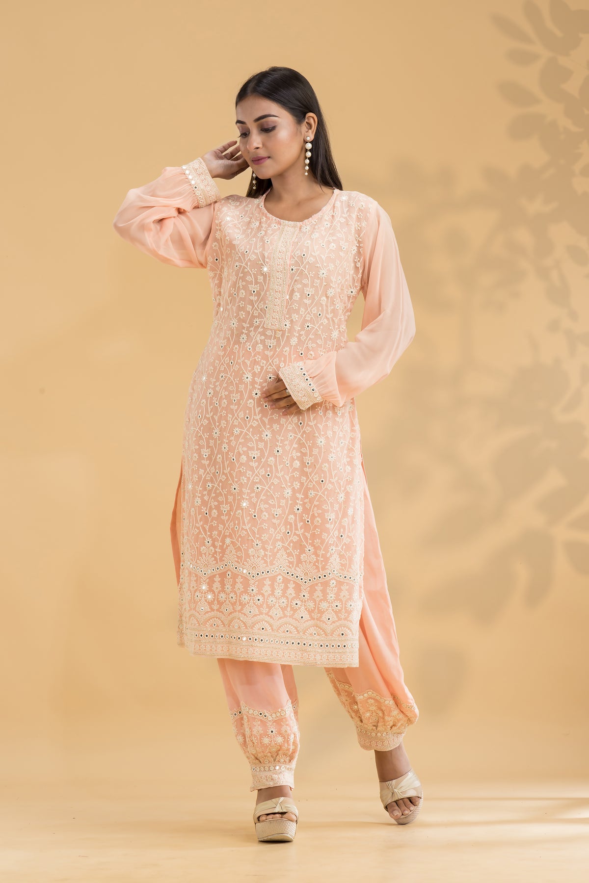 Embroidered Kurta & Pant set