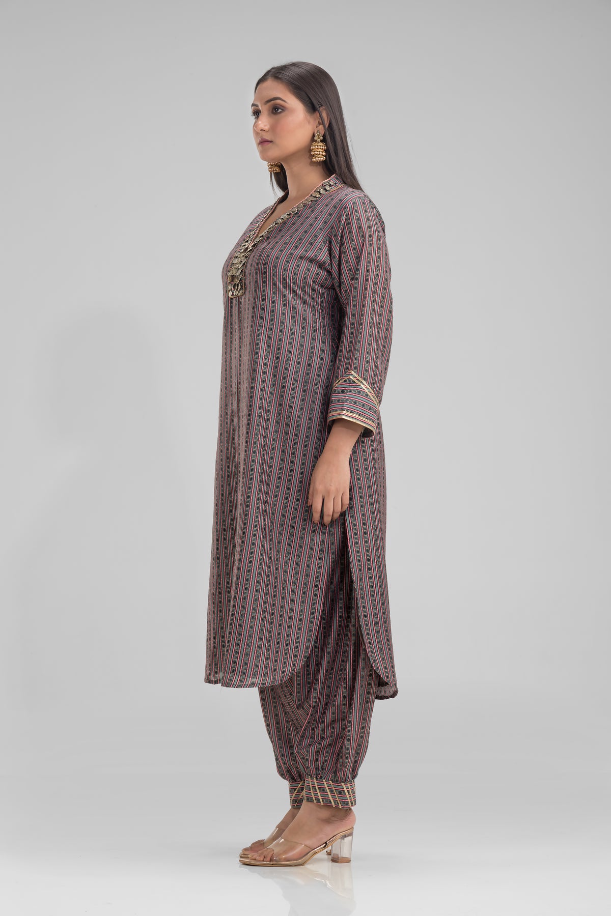 Designer Kurta-Afghani Pant set