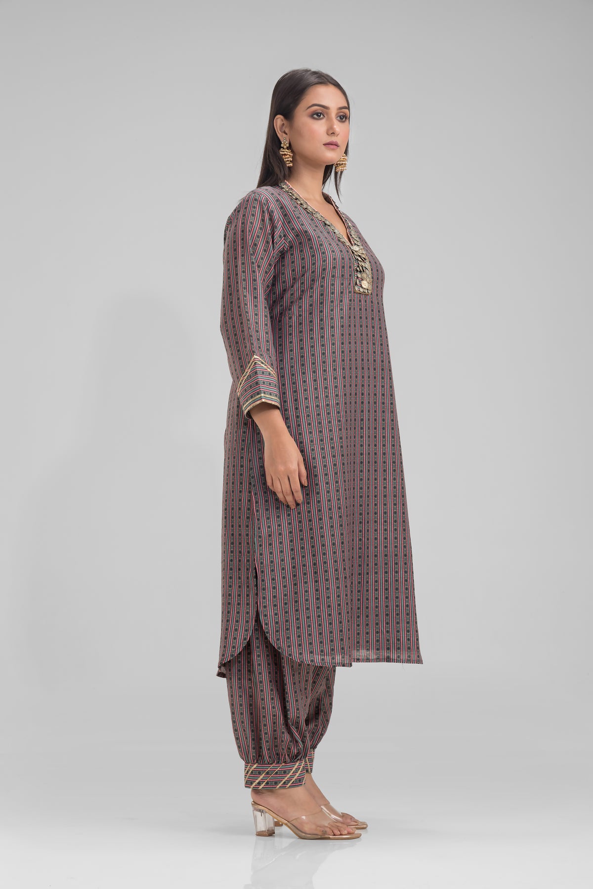 Designer Kurta-Afghani Pant set