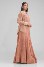 Designer Lahenga-Shirt Top set