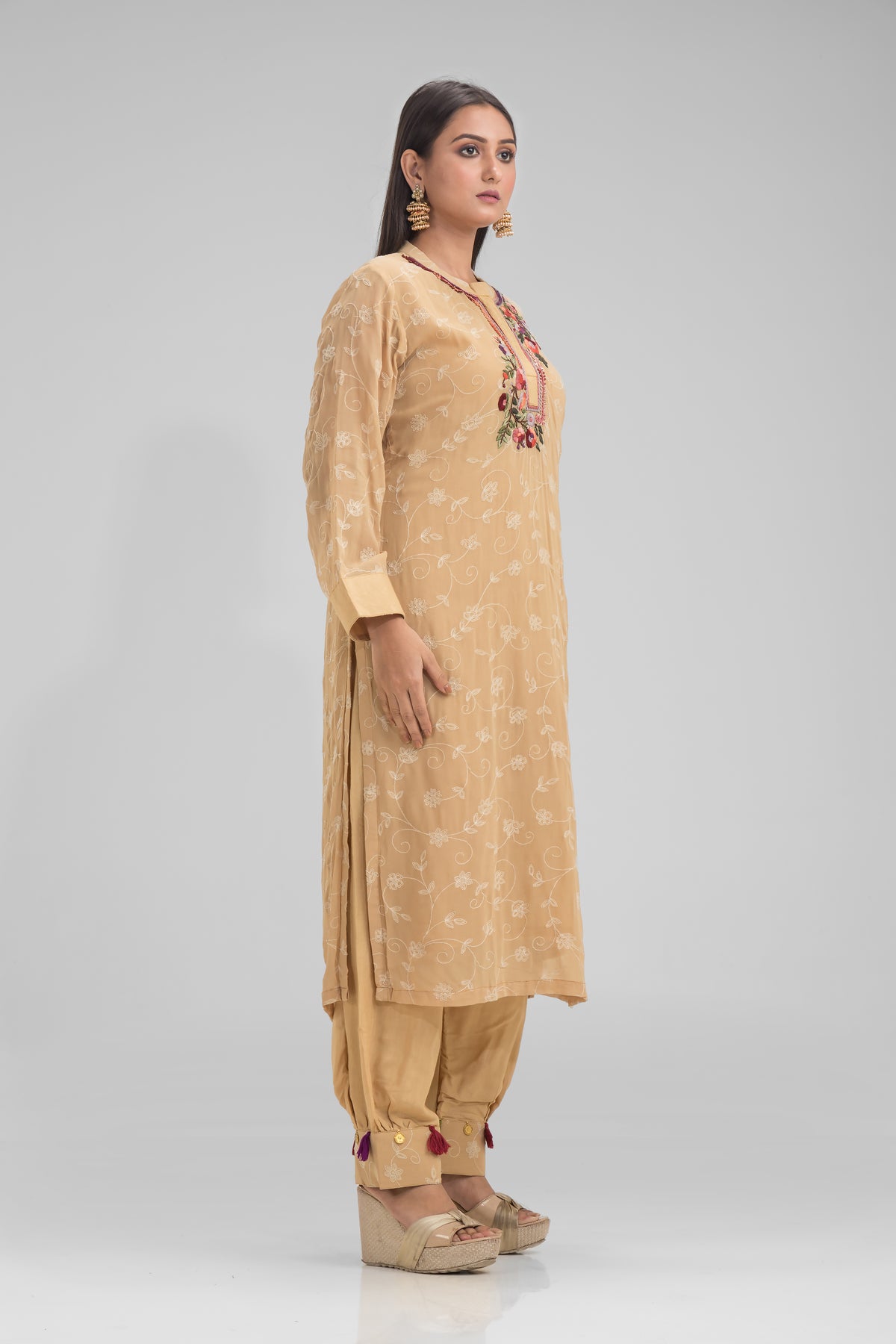 Kurta and Afghan Pant Set