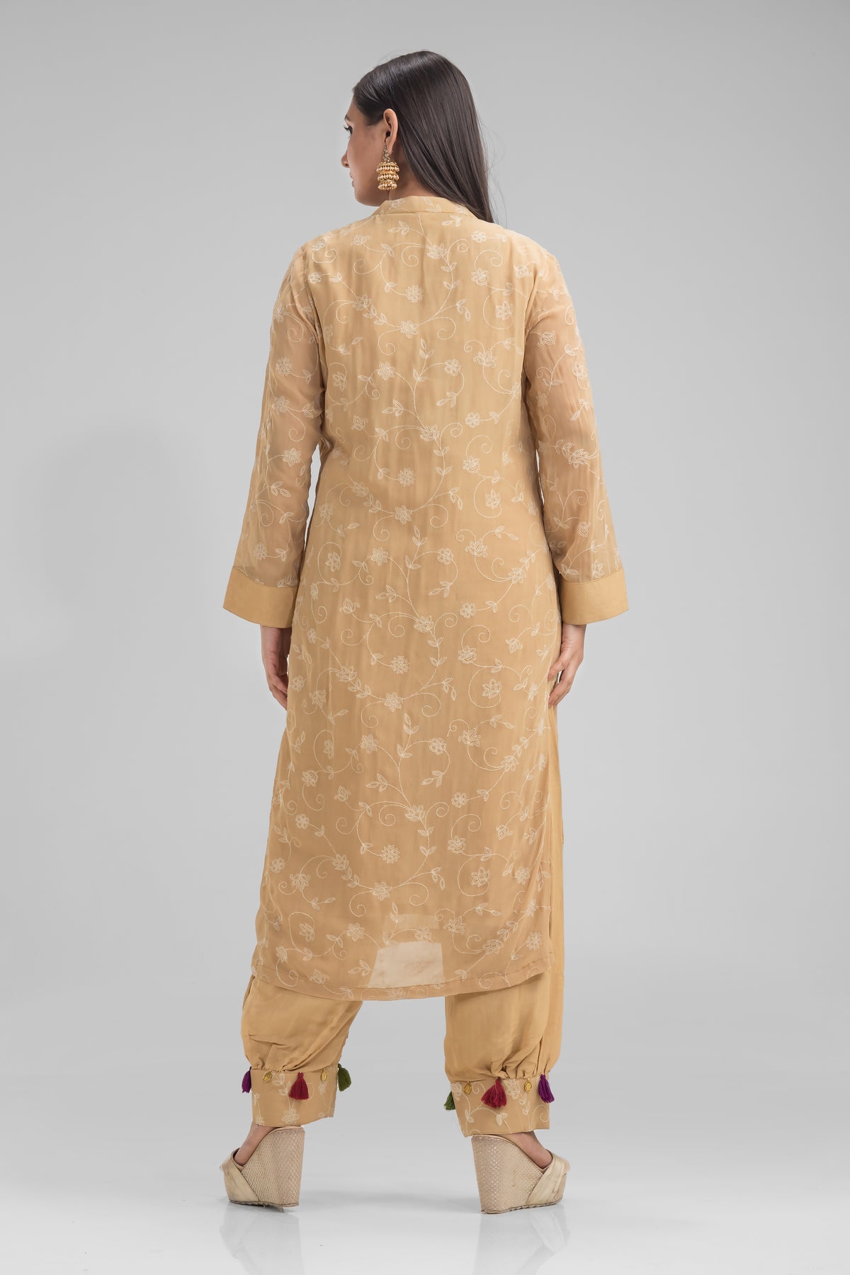 Kurta and Afghan Pant Set