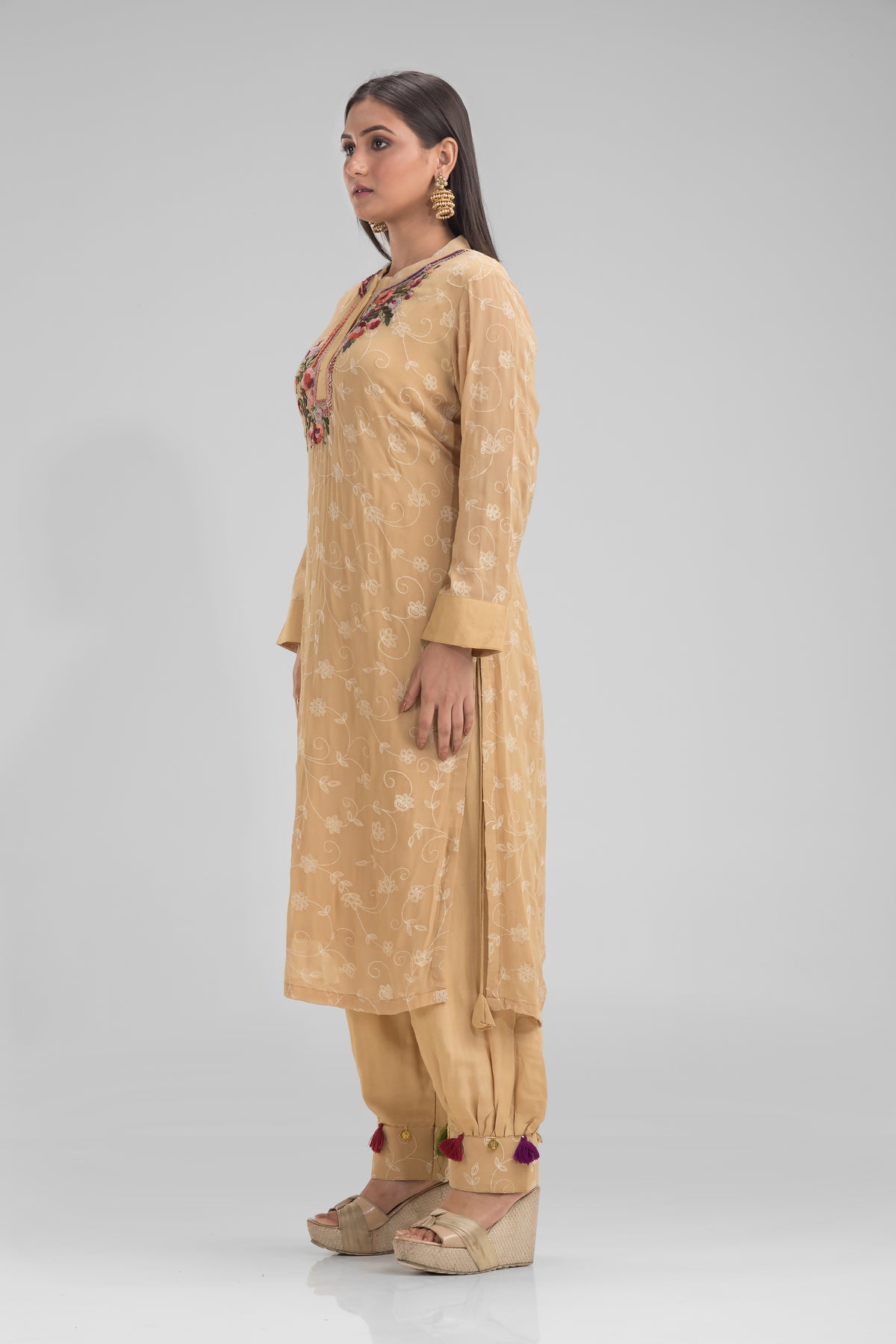 Kurta and Afghan Pant Set