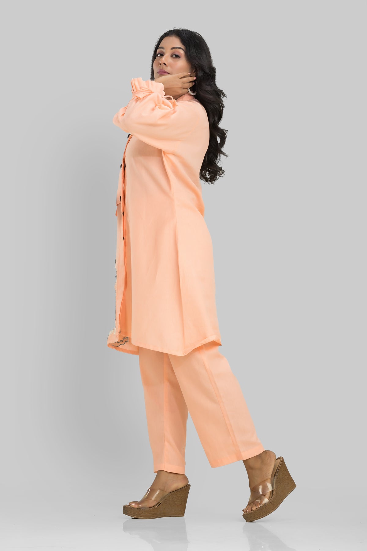 Sacred Suta Designer Cotton Kurta-Pant Set